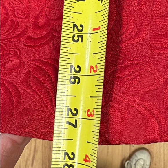 SOLD IN STORE ✨ Renaissance Collection Strapless Red Jacquard - Picture 14 of 14